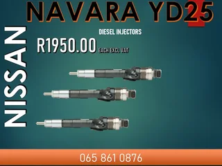 Nissan Navara Yd25 Diesel Injectors For Sale With Warranty