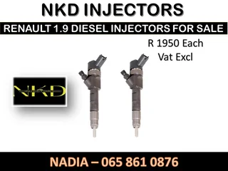 Renault 1.9 Diesel Injectors For Sale With Test Reports