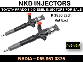 Toyota Prado 3.0 Diesel Injectors For Sale With Test
