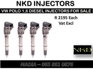 Volkswagen Polo 1.6 Diesel Injectors For Sale With Test Reports
