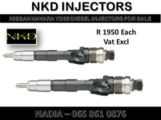 Nissan Navara Yd25 Diesel Injectors For Sale With Test Reports