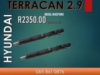 Hyundai Terrican 2.9 Diesel Injectors For Sale With Warranty