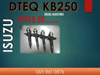Isuzu Dteq Kb250 Diesel Injectors For Sale With Warranty