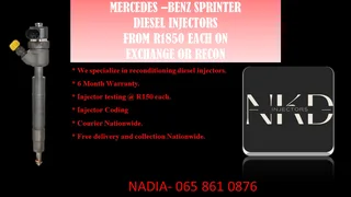 Mercedes Benz Sprinter Diesel Injectors For Sale With Test Reports