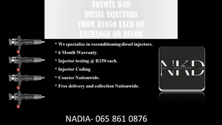 Toyota D4d Diesel Injectors For Sale With Test Reports