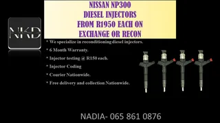 Nissan Np300 Diesel Injectors For Sale With Test Report