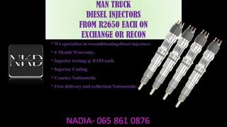 Man Truck Diesel Injectors For Sale With Test Report