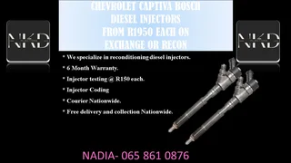 Chevrolet Captiva Diesel Injectors For Sale With Test Reports