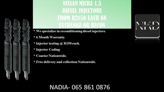 Nissan Micra 1.5 Diesel Injectors For Sale With Test Report