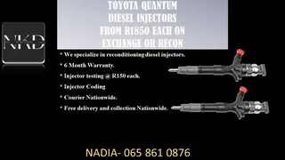 Toyota Quantum Diesel Injectors For Sale With Test Report