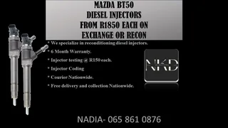 Mazda Bt50 Diesel Injectors For Sale With Test Report