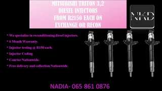 Mitsubishi Triton 3.2 Diesel Injectors For Sale With Test Report