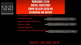 Isuzu Dteq Kb250 Diesel Injectors For Sale With Test Report