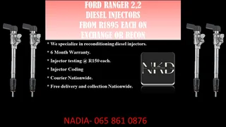 Ford Ranger 2.2 Diesel Injectors For Sale With Test Report