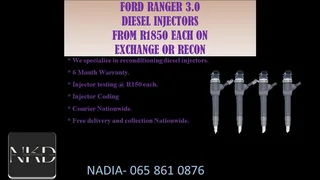 Ford Ranger 3.0 Diesel Injectors For Sale With Test Report