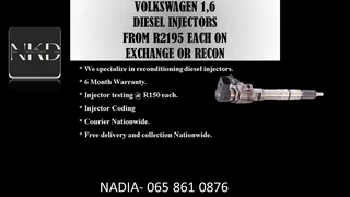 Volkswagen 1.6 Diesel Injectors For Sale With Test Report
