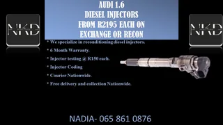 Audi 1.6 Diesel Injectors For Sale With Test Report