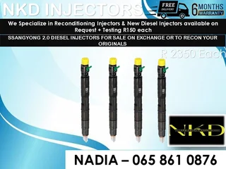 Ssangyong 2.0 Diesel Injectors For Sale On Exchange