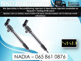 Mazda Cx5 Diesel Injectors For Sale On Exchange Or Recon
