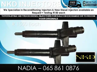 Toyota Dyna 14b Diesel Injectors For Sale On Exchange