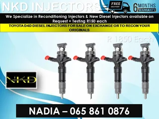 Toyota D4d Diesel Injectors For Sale On Exchange