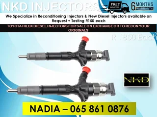 Toyota Hilux Diesel Inectors For Sale On Exchange