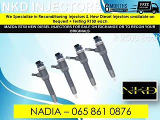 New Mazda Bt50 Weat Diesel Injectors For Sale