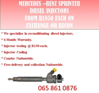 Mercedes Benz Sprinter Diesel Injectors For Sale On Service Exchange