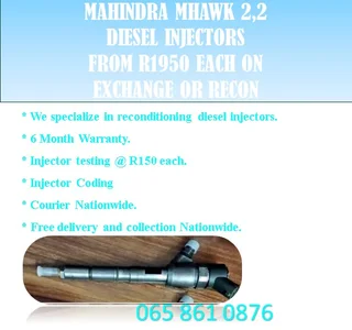 Mahindra Mhawk 2,2 Diesel Injectors For Sale On Service Exchange