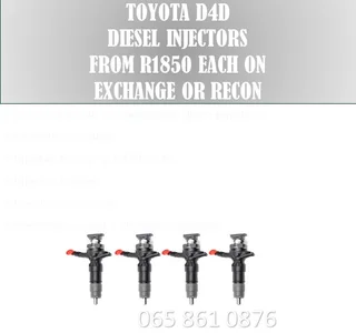 Toyota D4d Diesel Injectors For Sale With Test Rapports