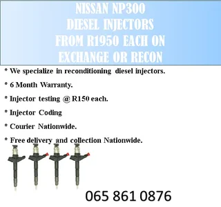 Nissan Np300 Diesel Injectors For Sale On Service Exchange
