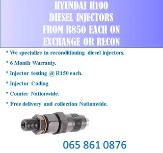 Hyundai H100 Diesel Injectors For Sale On Service Exchange