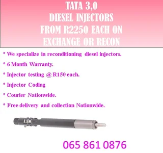 Tata 3.0 Diesel Injectors For Sale On Service Exchange