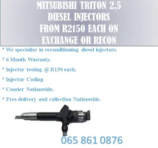 Mitsubishi Triton 2.5 Diesel Injectors For Sale On Exchange