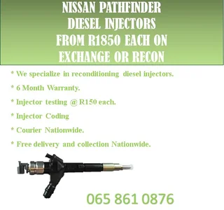 Nissan Pathfinder Diesel Injectors For Sale On Service Exchange
