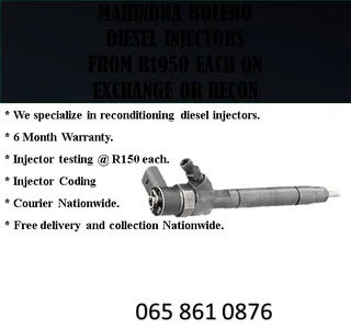 Mahindra Bolero Diesel Injectors For Sale On Service Exchange