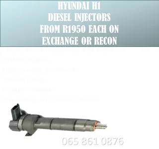 Hyundai H1 Diesel Injectors For Sale Or Recon