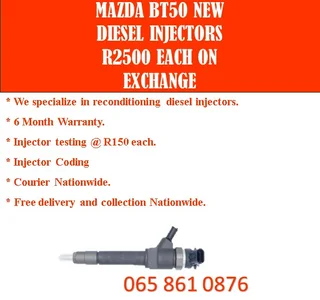 Mazda Bt50 New Diesel Injectors For Sale Or Recon