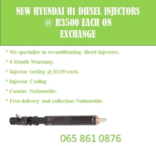 New Hyundai H1 Diesel Injectors For Sale Or Recon