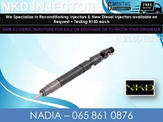 Gwm 2.0 Steed Diesel Injectors For Sale On Exchange