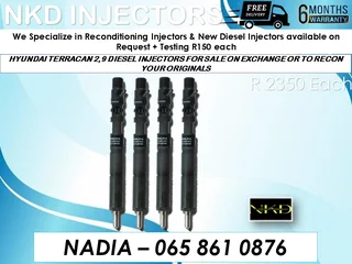 Hyundai Terrican Diesel Injectors For Sale On Exchange
