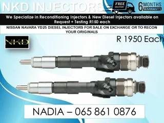 Nissan Navara Diesel Injectors For Sale On Exchange