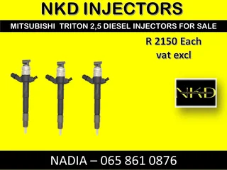 Mitsubishi Triton 2.5 Diesel Injectors For Sale With Warranty
