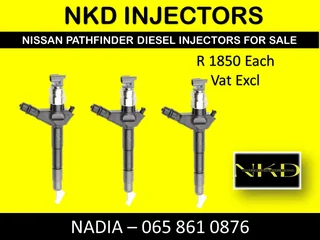 Nissan Pathfinder Diesel Injectors For Sale With Warrantyy Of 6 Months