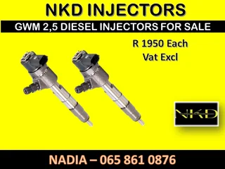 Gwm 2.5 Diesel Injectors For Sale On Exchange With Warranty