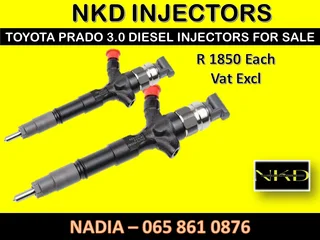 Toyota Prado Diesel Injectors For Sale With Warranty