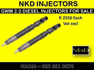 Gwm 2.0 Diesel Injectors For Sale On Exchage With Warranty