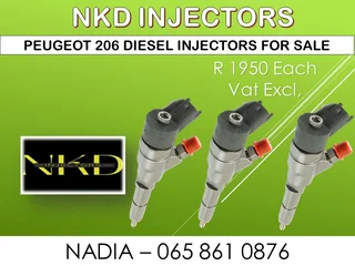 Peugeot 206 diesel injectors for sale on exchange