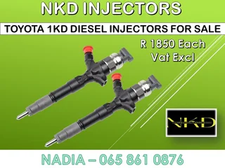 Toyota 1kd Diesel Injectors For Sale On Exchange Or Recon