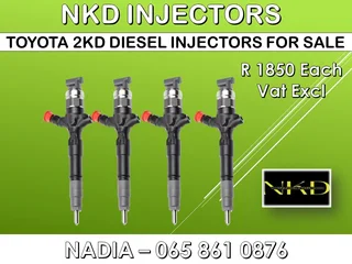 Toyota 2kd Diesel Injectors For Sale On Exchange Or Recon